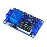 Modulo Relay Rele Timer Retardo Trigger Voltimetro 12vdc