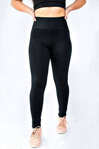 10 Legging Montaria Com Detalhe Suplex Flanelada Cós Alto 