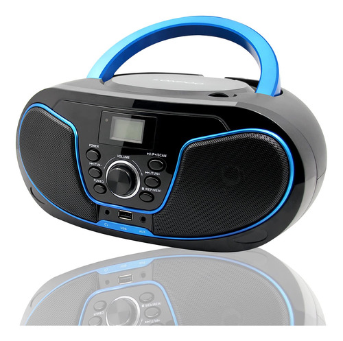 Radio Bluetooth Cd Boombox Lonpoo