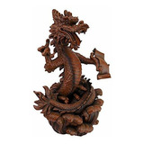 Diseño Toscano Ly815053 Estatua Del Rey Dragon De Los Cuat