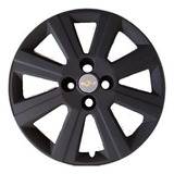 Kit 4 Taza Negro Rodado 15 Chevrolet Agile 09.10.11.12.13.14