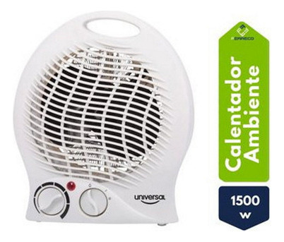 Calentador Calefactor De Ambiente 1500w Con Ventilador