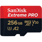 Cartão Memória Sandisk Micro Sdxc Extreme Pro 256gb 200 Mb/s