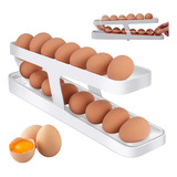 Huevera Canasta Con Estantes Organizadores Para 12 Huevos