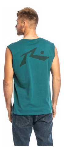 Remera S/m Comp Wash Rusty Teal