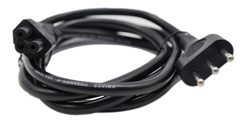 Cable Fuente Poder Tipo Trébol Pc Cargador 1.5mt 03-dbcatr82