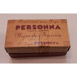 Antiguas Hojas De Afeitar Personna Caja X 10 Unid.