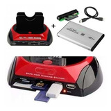 Kit Case Dock Hd All N1 Hdd Doking Usb 2,0 Ide/sata Novidade