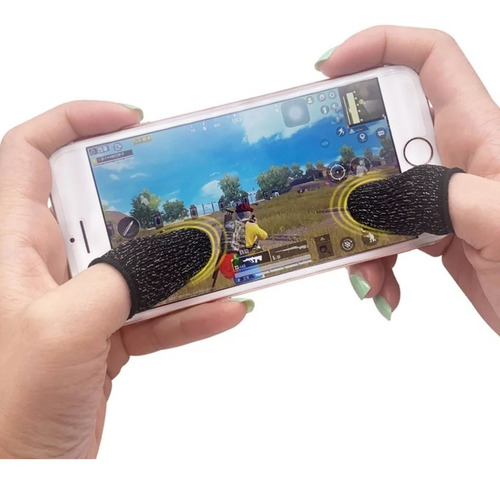 Luvas Dedo Anti Suor Touch Screen Controle Gamer Celular