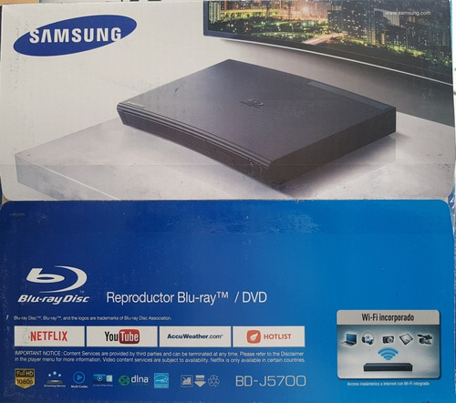 Blu Ray Samsung Con Wifi Bd-j5700 Nuevo De Linea