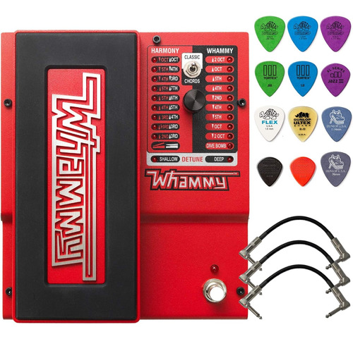 Digitech Whammy 5 Pitch Shift Pedal Bundle Con 3 Cables De C