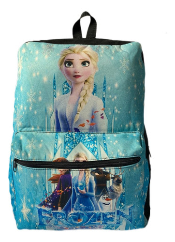 Mochila Bolsa Escolar Menina Frozen Let Go Infantil 