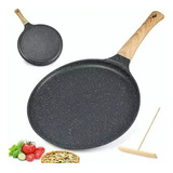 Sartén Para Crepes Con Revestimiento Antiadherente De 28 Cm,