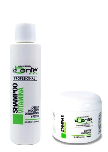 Kit Shampoo Vitamina 240ml Y Vitamina E 150g Labonte