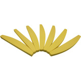 10 Lixas Bananão Unha De Gel Acrílico 100/180 Amarela E Rosa