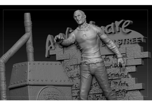 Freddy Kruger Diorama  - Archivo Stl Impresion 3d