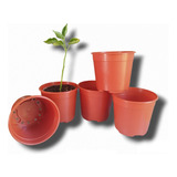 Pack 10 Macetas Plástico Duro 15 Cm Vivero 