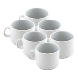 X6 Taza Café Línea Recta, Verbano - Bazar Colucci