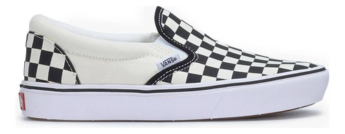 Vans Comfycush Slip-on In Checkerboard/white