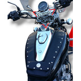 Cubre Tank De Piel Genuina Para Avenger Bajaj