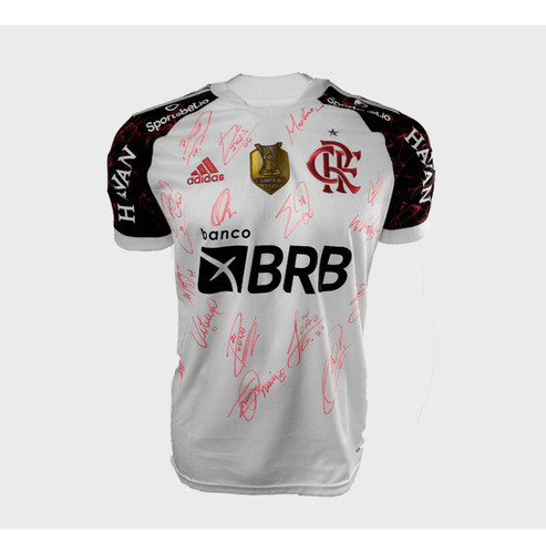 Camisa Oficial De Jogo Flamengo X Fluminense Autografada