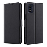 Funda De Poliuretano Con Hebilla Lateral Para Alcatel 1b 202