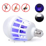 Lampara Foco Luz Led Con Mata Mosquitos Insectos 2 En 1 E27