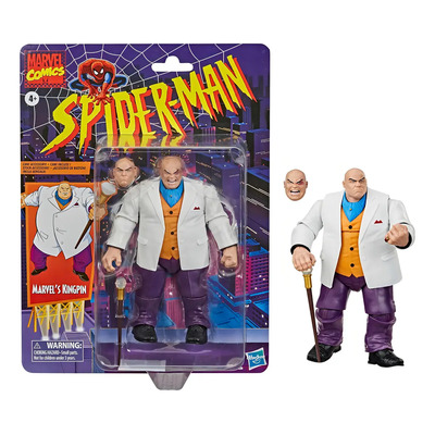 Hasbro Marvel Legends Kingpin 6 Pulgadas Spider-man Línea Retro | Envío gratis