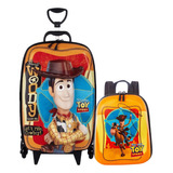 Kit Escolar Mala 3d Woody Toy Story E Lancheira Diplomata