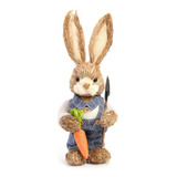 Estatua De Conejo De Paja D2e Para Decoración De Pascua, 2 U