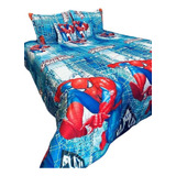 Cubrelecho Acolchado Infantil Doble Faz Cama Doble 