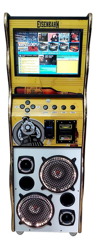 Maquina De Musica Jukebox Slim 17 Polegadas Noteiro Moedeiro