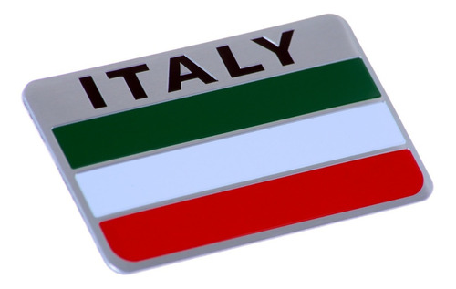 Adesivo Badge Emblema Em Metal Italia Italy