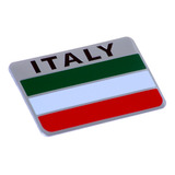 Adesivo Badge Emblema Em Metal Italia Italy
