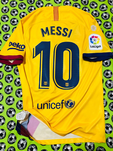 Jersey Nike Fc Barcelona Visita 2019 2020 Lionel Messi M