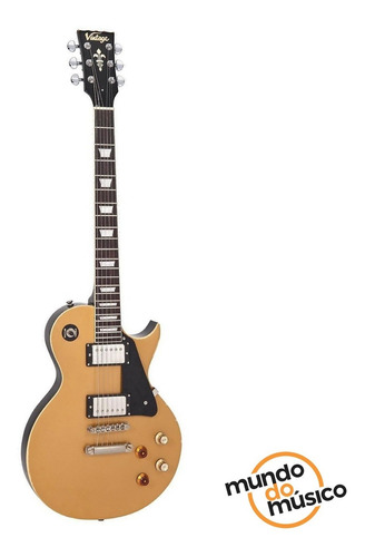 Guitarra Vintage Les Paul Icon Series V100mr Jbm Corpo Em Mo