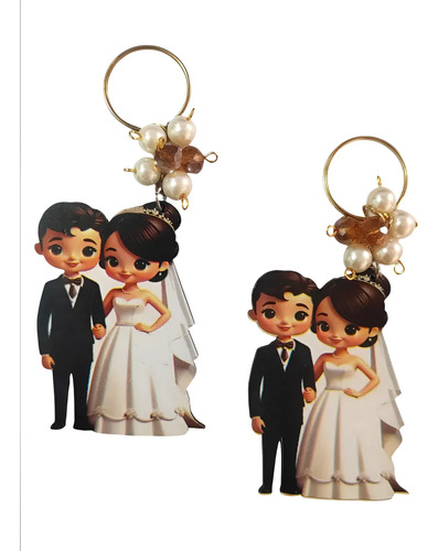 10 Llaveros Recuerdos Originales Para Boda Civil O Iglesia