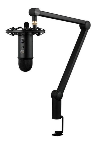 Microfone Streaming Condensador Usb Blue Yeti Caster Preto