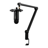 Microfone Streaming Condensador Usb Blue Yeti Caster Preto