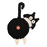 Manteles Individuales Cat Butt Coaster, Tejidos A Mano