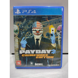 Jogo Payday 2 Crime Wave Ps4 Game Mídia Física Original 