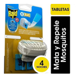 Raid Aparato Para Tabletas Contra Mosquitos Sin Cable X 6 U