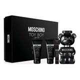 Kit Perfume Moschino Toy Boy Edp 100ml -  Estuche 4 Piezas