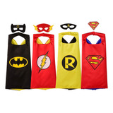 Rubie`s Niños Disfraz Capas Super Héroes Dc Comics Máscaras