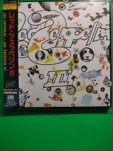 Led Zeppelin - Iii (cd Mini Lp, 1997 Japón) Rueda Giratoria