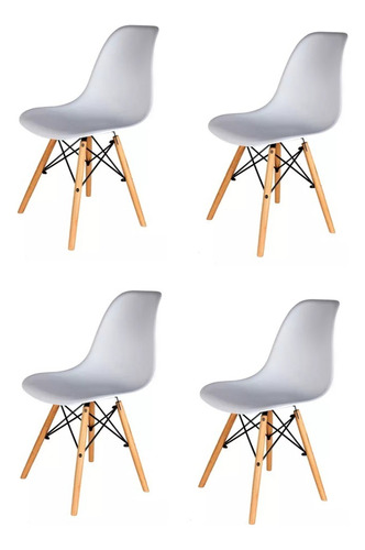 Sillas Eames De Comedor Etxe Set X4uds