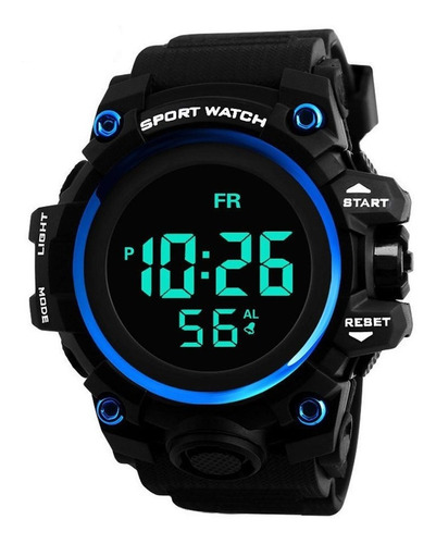 Reloj Digital Pulsera Con Cronometroalarma Y Luz Big Display