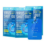 Tarjeta Sanitizante Virus Shut Out Card Anti Virus 3pz