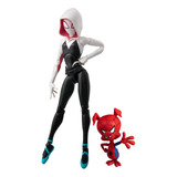 Figura Spider Gwen Spiderman Spiderverse Spider Ham Marvel 