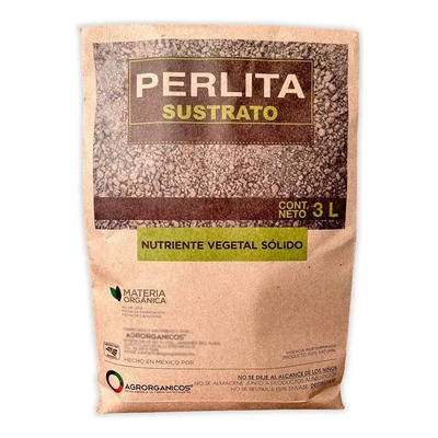 Sustrato Perlita Agrorganicos 3L Mineral Volcánico Blanco Anturios | Meses sin interés